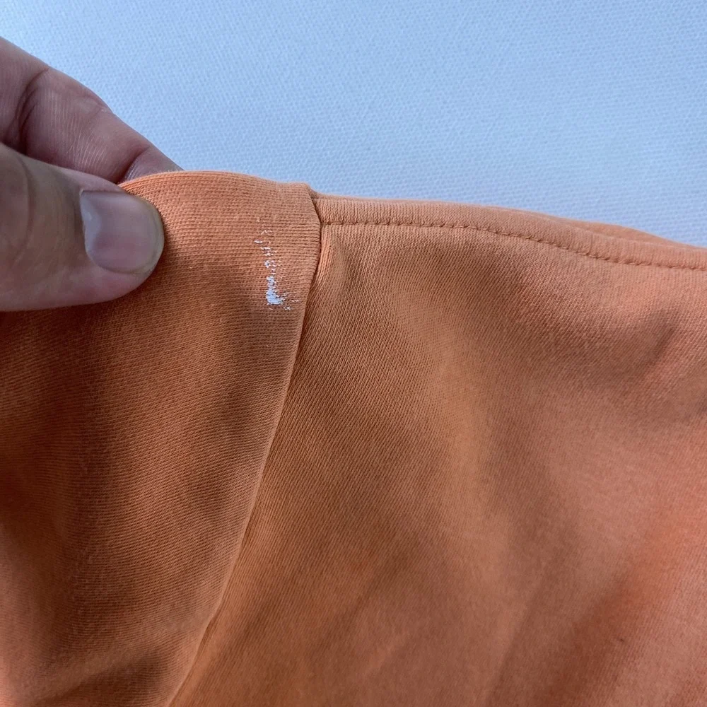Ralph‎ Lauren Polo Shirt Mens Medium Orange Faded Classic Fit Short Sleeve